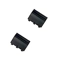 Aliotech 2 Pack of Replacement Battery Back Door Cover Shell for Xbox One Wireless Controller(Black)