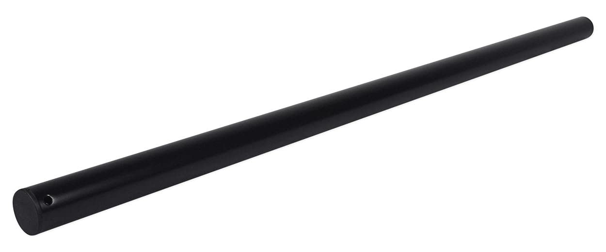 Rockville RSP36 36" Mounting Pole, Heavy Duty Steel, Universal Fit, 35mm Diameter, for DJs and Live Sound - Black