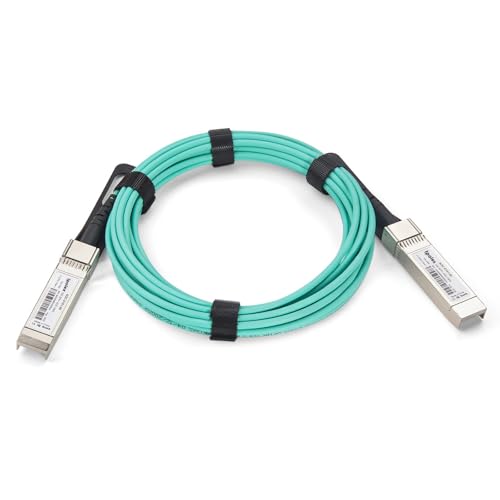 ipolex 10G SFP+ AOC - 10GBASE Active Optical Cable, OM3 MMF Direct-Attach Fiber Cable with SFP+ Transceivers, for Cisco SFP-10G-AOC5M, Ubiquiti UniFi