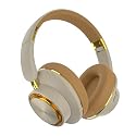 KUUCAT H8 Active Noise Cancelling Headphones,120H Playtime,Deep Bass,HiFi Foldable Wireless Over Ear Bluetooth Headphones, Soft Earmuffs &Light