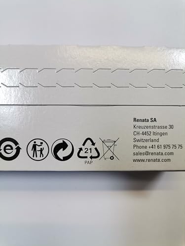1 x Renata 386 Swiss Made Lithium Coin Cell Battery SR43W