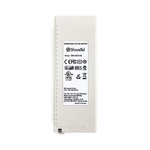 ShoreTel Shorephone Gigabit PoE Adapter (PD-3501G/AC) (Renewed)