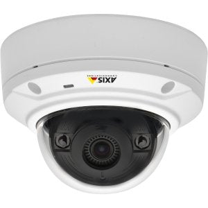 Axis 0535-001 Day and Night Outdoor-Ready Infrared Fixed Mini Dome Network Camera (White)