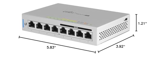 Ubiquiti UniFi Switch 8 60W (US-8-60W),White