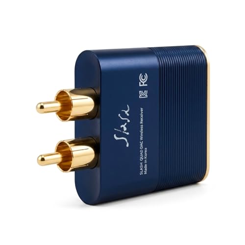 SLASH6 LDAC Hi-Res Bluetooth USB DAC Receiver, Audiophile RCA Adapter