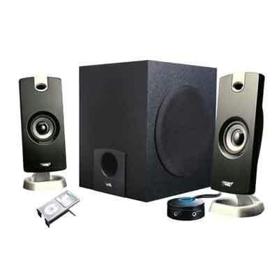 Cyber Acoustics CA-3090 2.1 Speaker System, 18W, Subwoofer