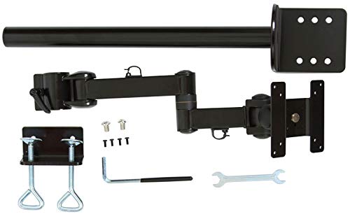 MonMount Swivel LCD Extension Arm with 3 Points Articulation Supports Up to 26-Inch, Black (LCD-1900B)