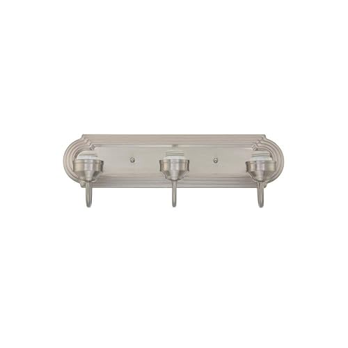 Westinghouse Lighting Corp 6300800 3-Light Wall Fixture, Nickel