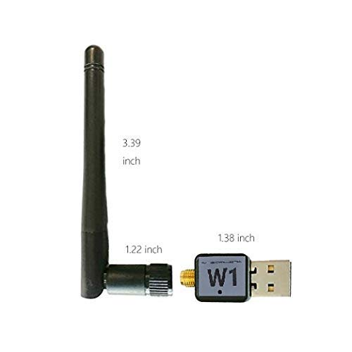 Dreamlink w1 USB WiFi dongle - 150 MBPS High Speed WiFi Antenna - Compatible with PC, Windows Computer, Dreamlink t2, Formular z7+, Dreamlink t1