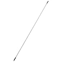 Francis 300-CB25W 4.5' Hot Rod CB Antenna Fiberglass CB Radio Antenna 175W Whip AM|FM Ready, White