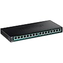 TRENDnet 16-Port Gigabit PoE+ Switch, 16 x Gigabit PoE+ Ports, Up to 30W Per Port, 1U 19” Rackmount Brackets Included, Fanless, Lifetime Protection