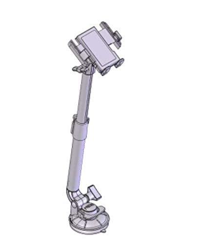 Havis PKG-WIN-102 Telescoping Universal Rugged Phone Cradle & Industrial Strength Suction Cup Mount