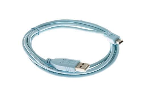 Aexus Console Cable for Cisco | 6 ft USB Type A to Mini-B | CAB-Console-USB= | 37-1090-01