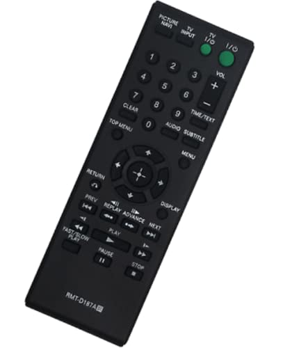 RMT-D187A Replace Remote Compatible with Sony DVD Player DVP-NS710H DVP-SR200P