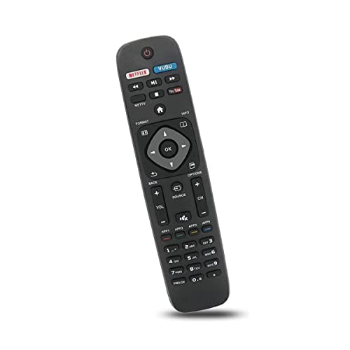 NH500UP Replace Remote for Philips TV 50PFL5601/F7 65PFL5602/F7 55PFL5602/F7 50PFL5602/F7 43PFL5602/F7 32PFL4902/F7 40PFL4901/F7 43PFL4901/F7