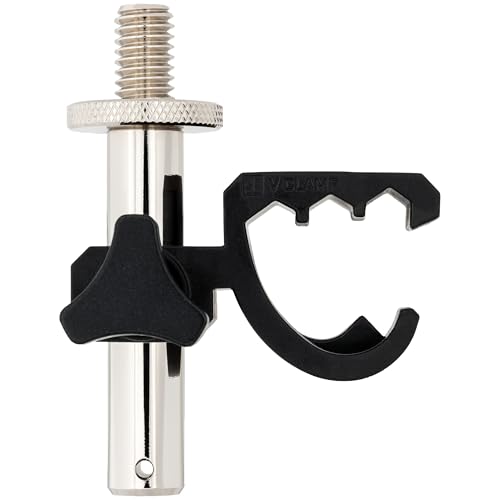 sE Electronics V Clamp Drum Microphone Mount - Compact Drum Mic Clip with Height & Rotation Adjustability - Fast & Easy Setup & Tear-Down Within