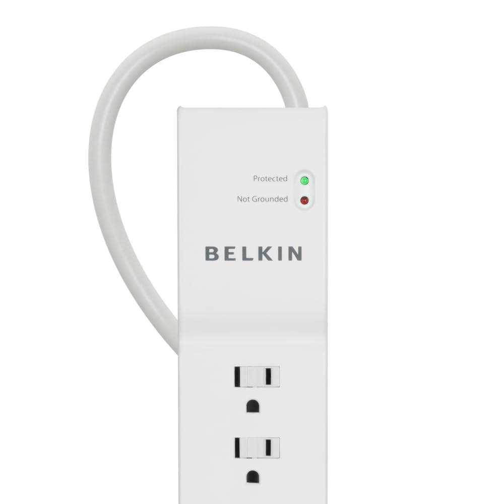 Belkin 7-Outlet Commercial Power Strip Surge Protector with 6ft Power Cord, 2160 Joules