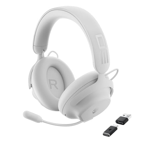 Alienware Pro Wireless Gaming Headset - Wired/Wireless, Bluetooth 5.3, 15 Minute Fast Charging, Audio Output 20 Hz, Battery Talk Time (ANC on) Up…