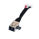 AC DC in Power Jack Charging Port Cable for Compatible with Dell Inspiron 13 5368 13 5378 13 5379 13 7368 13 7375 13 7378 P69G 2-in-1 Laptop
