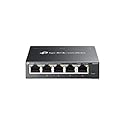 TP-Link Omada 5 Port Gigabit Easy Managed, Switch, VLAN, Auto Loop Prevention, IGMP Snooping, Fanless, Managed by Omada, Durable Metal w/Shielded