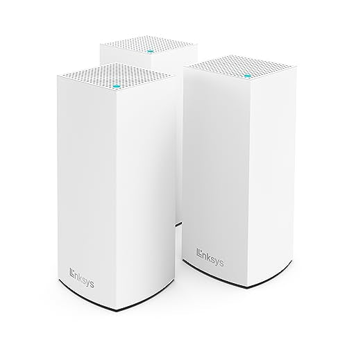 Linksys Atlas WiFi 6 Router Home WiFi Mesh System, Dual-Band, 6,000 Sq. ft Coverage, 802.11ax, 75+ Devices, Speeds up to (AX3000) 3.0Gbps - MX20MS3