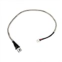 GinTai DC Power Jack with Cable Socket Plug Port Replacement for Lenovo Flex 4-1470 4-1570 4-1580 5C10L47350 DC30100W800
