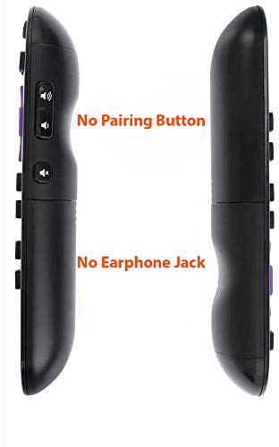 Remote Control Compatible with All Sharp Roku TV LC-50LBU591U LC-50LBU711U LC-55LBU591U LC-55LBU711U LC-43LBU591U LC-32LB601U LC-24LB601U LC-50LB601U