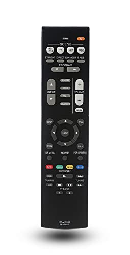 Replacement Remote Control for Yamaha RX-V379 RX-V381 RX-V383 RX-V385 RX-V483 RX-V579 RX-V581 HTR-3068 RX-V585 RX-V481 HTR-2067 RX-V479 RX-V479BL AV