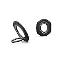 URBAN ARMOR GEAR UAG Mag Ring Stand LT - Ultra Strong Magnet MagSafe Compatible Metal Phone Ring Grip 360 Rotation Multi-Viewing Kickstand, Black