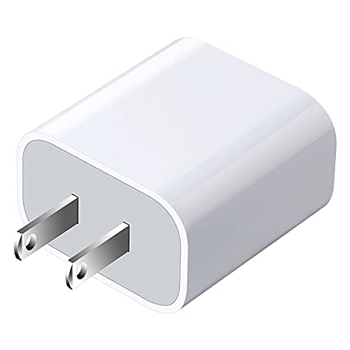 YOWOCHUNG XYY-PD20CAU 20W Fast Charger, Durable Type-C and USB Wall Charger PD Power Adapter for iPhone 11/12/13/14/15 Pro/Max/Plus