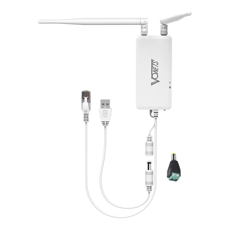 VONETS Industrial WiFi Serial Port Server/WiFi Bridge Ethernet Repeater Wireless Router - Signal Extender for Medical Devices, IP Cameras, PLCs