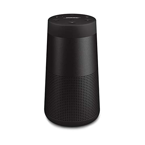 Bose SoundLink Revolve (Series II) Portable Bluetooth Speaker - Wireless Water-Resistant Speaker with 360° Sound, Black (Renewed)