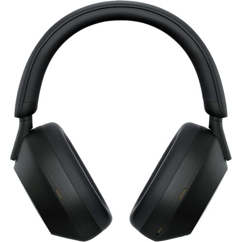 Sony WH-1000XM5 Wireless Noise Canceling Headphones with Auto Noise Canceling Optimizer, Crystal Clear Hands-Free Calling, and Voice Control, Black…