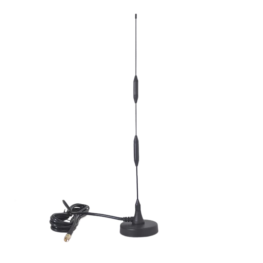 MASWELL Cellular Antenna 4G Whip Antenna High Gain 5dBi Magnet Mount for Cellular 4G LTE 3G and GSM Long Monopole 700MHz Band Included Connector