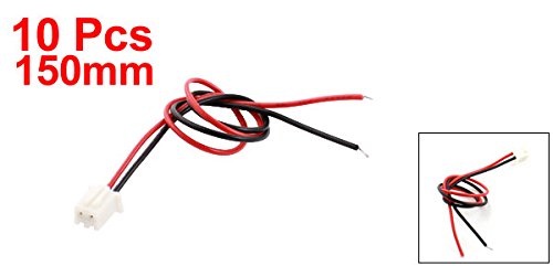uxcell 10 Pcs 2mm Single Ends Male JST-XH Balance Connector Adapter Extension Wire