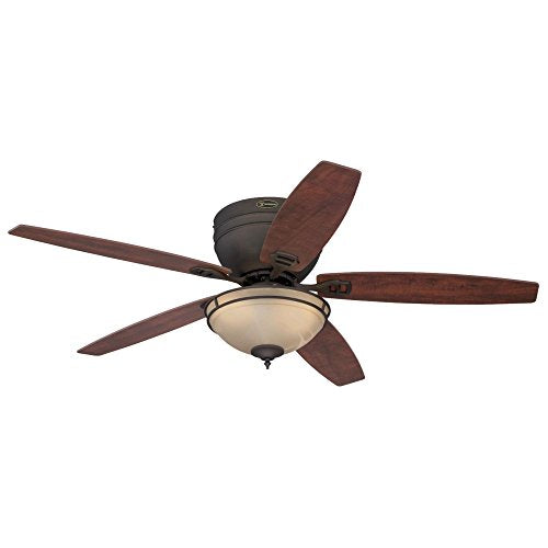 Westinghouse 7209600 Ceiling Fan with LED Light, 52-Inch, Brushed Nickel