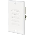 Eaton 7739W 15-Amp 120-Volt LED Steplight with Vertical and Horizontal Louvered Wall plates, White