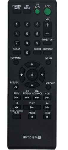 RMT-D187A Replace Remote Compatible with Sony DVD Player DVP-NS710H DVP-SR200P