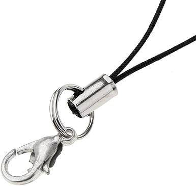 ZGLUZP 20 Pcs Black Mobile Phone Rope Strap Charm Lariat Lanyard with Lobster Clasp Cords for Cellphone/USB Drive/Keychain/DIY Jewelry Accessories