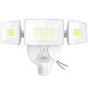 Onforu 75W LED Flood Light Motion Sensor Outdoor, 7000lm Dusk to Dawn Flood Light, Security Light with Three Head, IP65 Waterproof Exterior