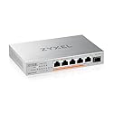 Zyxel 5 Port PoE Network Switch | 2.5Gb Multi Gigabit Switch | Unmanaged | 5X 2.5G, 1x 10G SFP+ | 4X PoE++ 70W Budget | Easy Installation | Fanless