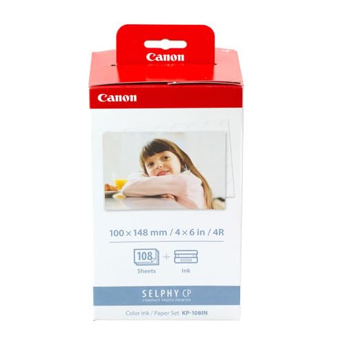 Canon Color Ink Paper Set KP-108IN 4X6 108 Sheets