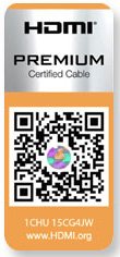 BJC Series-FE Bonded-Pair High-Speed HDMI Cable with Ethernet, 6 Foot, Black