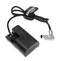 E6-Dummy-Battery Power-Cable for Arri-Alexa-XT Rotatable Right-Angle 2-Pin-Male to Lanparte LP E6 Dummy Battery for Canon 5D Mark II 7D 60D Alvin's