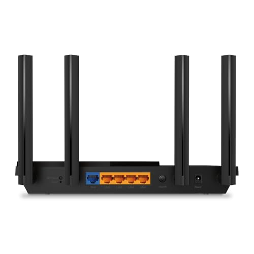 TP-Link AX1800 WiFi 6 Router (Archer AX21) – Dual Band Wireless Internet, Gigabit, Easy Mesh, Works with Alexa - A Certified for Humans Device, Free Expert Support