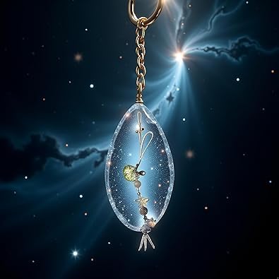 Yxinjy 1 Pc Jellyfish Star Pendant Keychain Phone Strap Lanyard Tassels Keyring Strap Backpack Charm Decor Car Keys Decoration Cell Phones Accessories