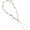 Calsgkspray Five-Pointed Star Pendant Beaded Strap - Cute Mobile Phone Strap Detachable Lanyard, Decor and Cell Phone Charms,Cell Phones Accessories