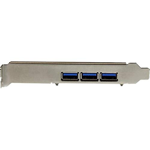 StarTech 4-Port PCI Express USB 3.0 Card, 5Gbps (PEXUSB3S42)