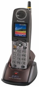 Panasonic GigaRange KX-TGA552M 5.8 GHz DSS Accessory Handset with Color LCD (Platinum)