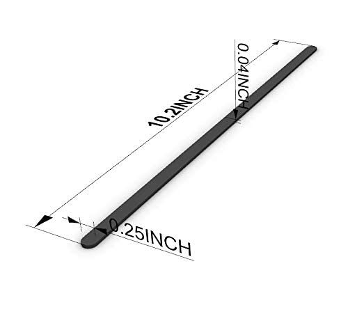 LeFix 2 Pieces Non-Slip Bumper Feet Strips for Dell Inspiron 5368 5378 |7368 7378 |7460 7472 7560 7572 |15 7569 7579|DIY Bumper Feet for HP Spectre,G1